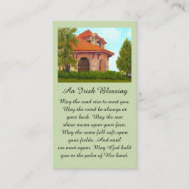 Historic 1904 World Fair Pavilion Irish Blessing  Visitenkarte