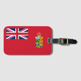 Historic Canadian Red Ensign 1871-1921  Gepäckanhänger
