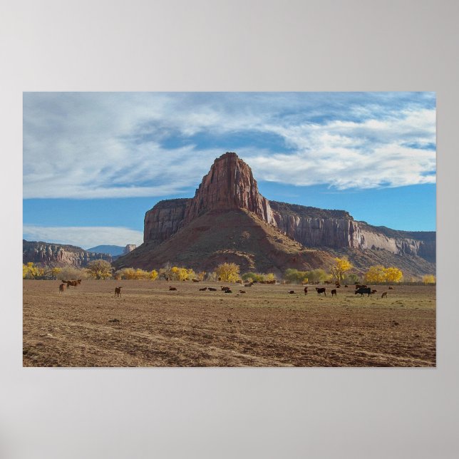Historic Dugout Ranch, Utah Poster (Vorne)