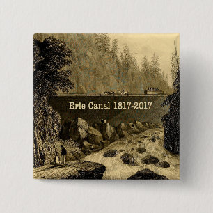 Historic Erie Canal Bicentennial Years Button