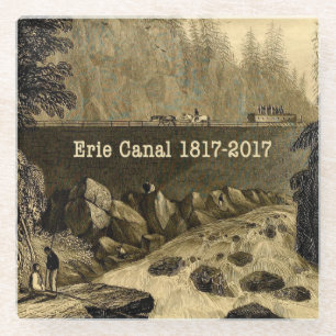 Historic Erie Canal Bicentennial Years Glasuntersetzer