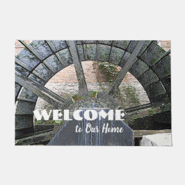 Historic Graue Mill Waterwheel Gristmill Fußmatte