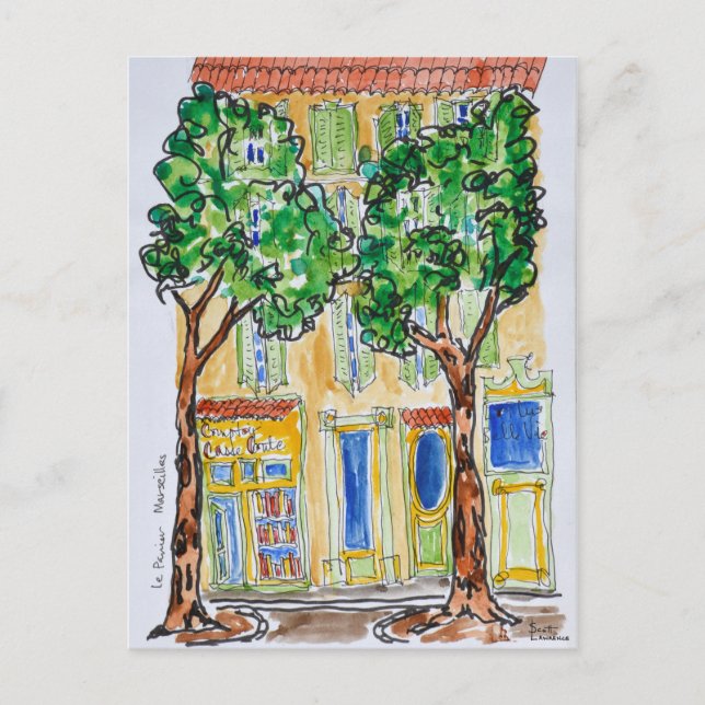 Historic Le Panier | Marseille, Frankreich Postkarte (Vorderseite)