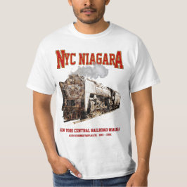Historic NYC Niagara Train Steam Locomotive T-Shirt