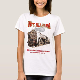 Historic NYC Niagara Train Steam Locomotive T-Shirt