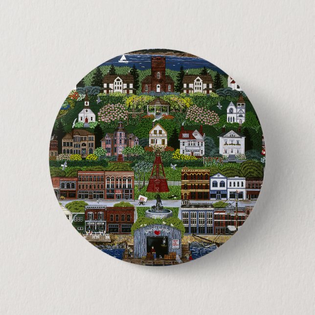 Historic Port Townsend, Washington Button (Vorderseite)