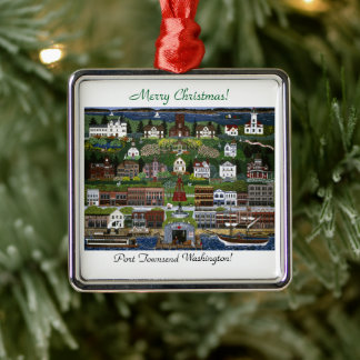 Historic Port Townsend, Washington Ornament Aus Metall