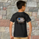 Historic Route 66 ~ Oatman, Arizona T-Shirt<br><div class="desc">For those who appreciate a rusty texture here is a tee shirt to share your sentiment. The text is designed from a close up photograph of black rusty metal patina background with oval Old Historic Route 66, Arizona design. The Arizona location on this tee is one of many along Historic...</div>