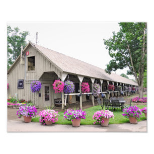 Historic Saratoga Stables Fotodruck