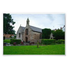 Historic St. Asaph Parish Church, North Wales Fotodruck