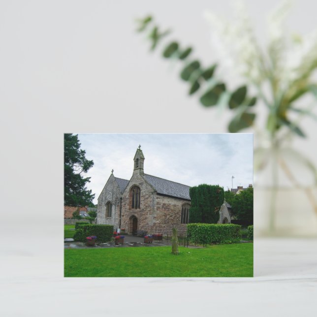 Historic St. Asaph Parish Church, North Wales Postkarte (Stehend Vorderseite)