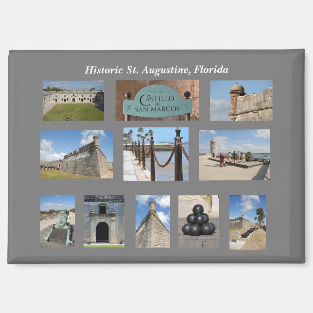 Historic St. Augustine, Florida Magnet (Vorderseite)