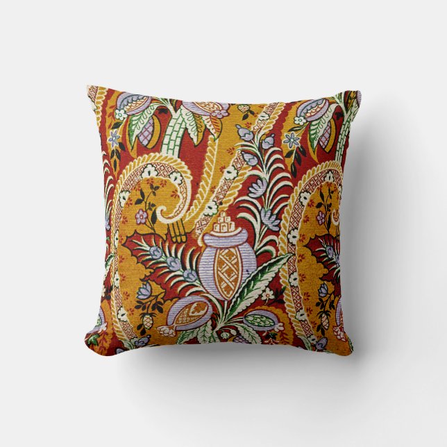 Historic Textile #6 @ Sunshine Dazzle Kissen (Vorderseite)