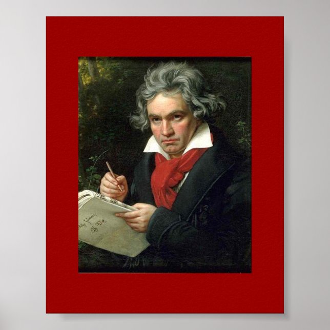 Historical Poster Beethoven (Vorne)