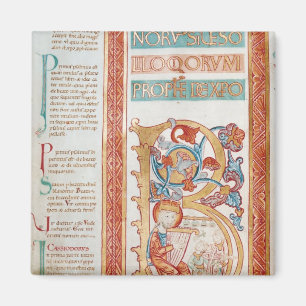 Historiierte erste 'B' mit König David Magnet