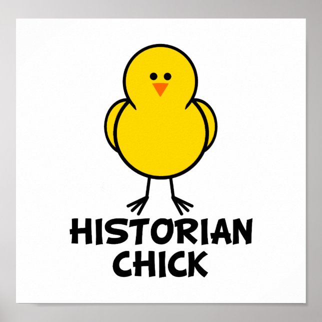 Historiker Chick Poster (Vorne)