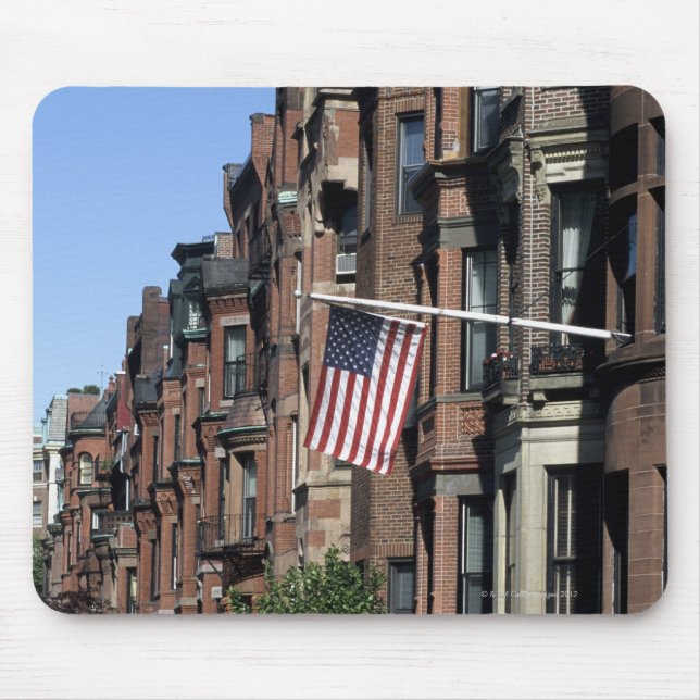 Historisch zurück Bay Area, Boston, Massachusetts Mousepad (Vorne)