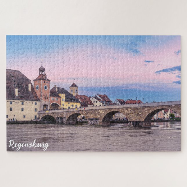 Historische Altstadt in Regensburg, Deutschland (Horizontal)