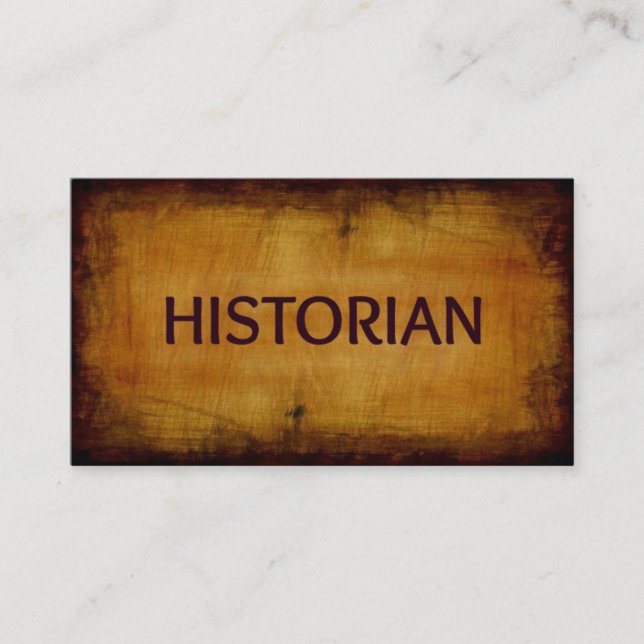Historische Antiquitätenkarte Visitenkarte (Vorderseite)