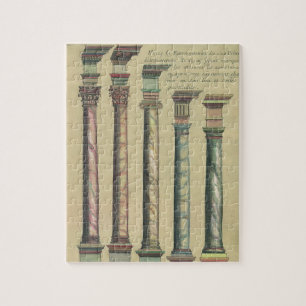 Historische Architektur, die 5 Architektur-Ordnung