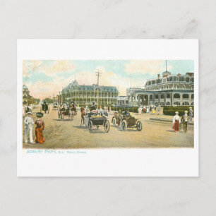 Historische Asbury Avenue, Asbury, New Jersey Postkarte