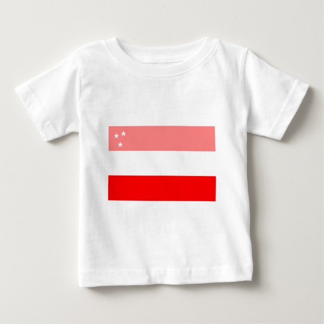 Historische Assyrian Flagge (vor WWI) Baby T-shirt (Vorderseite)