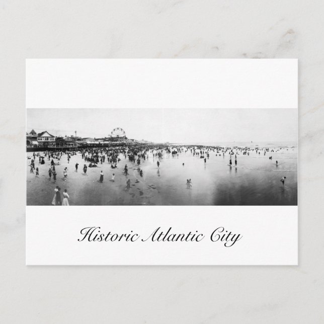 Historische Atlantikstadt Postkarte (Vorderseite)