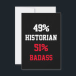 Historische Badass Card Karte<br><div class="desc">Hübsches und phantastisches Geburtstagsgeschenk für Mütter,  Vatertag,  Weihnachten,  für Mama,  Papa,  Liebhaber,  Ehemann und Ehefrau</div>