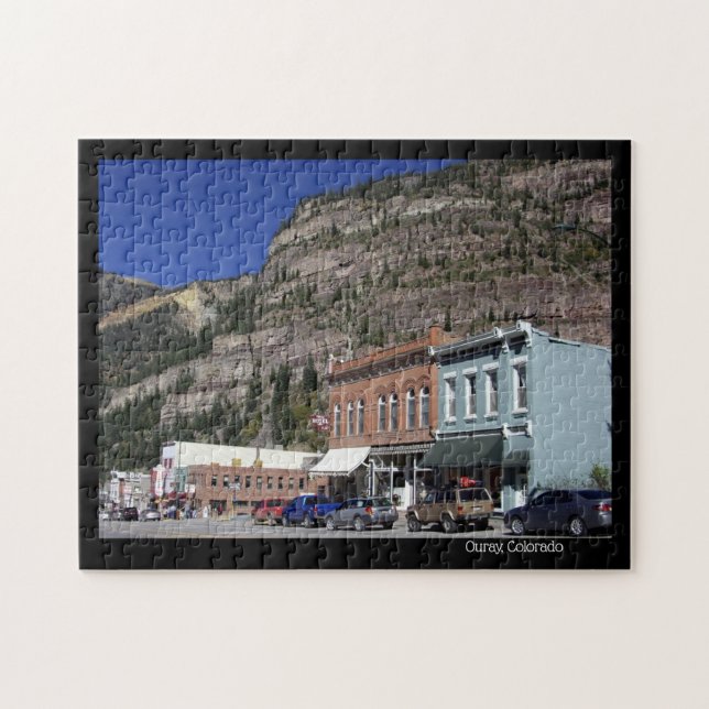 Historische Bergstadt Ouray Colorado (Horizontal)