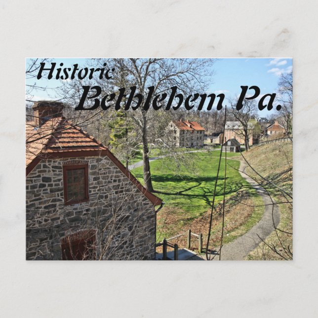Historische Bethlehem 21 Postkarte (Vorderseite)