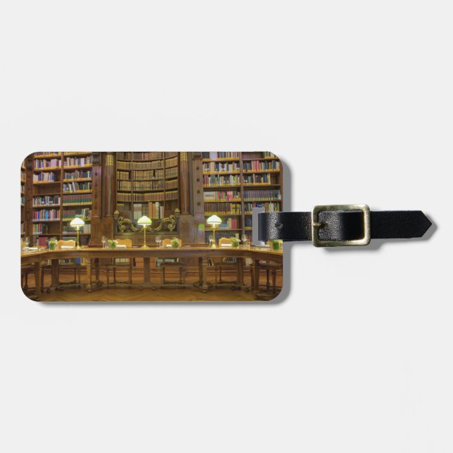 Historische Bibliothek Gepäckanhänger (Vorderseite horizontal)