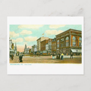 Historische Broad Street, Richmond, Virginia Postkarte