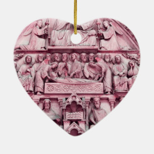 Historische, Christliche Skulpturen Notre Dame Par Keramik Ornament
