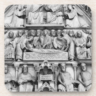 Historische, Christliche Skulpturen Notre Dame Par Untersetzer