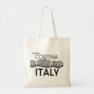 Historische Cortina Italienische alte Gebäude wied Tragetasche