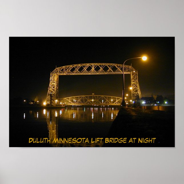 Historische Duluth Minnesota Lift Brift Poster (Vorne)