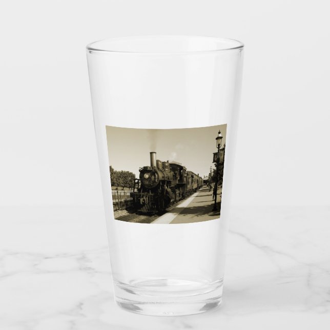 Historische Eisenbahn Glas (Vorderseite)