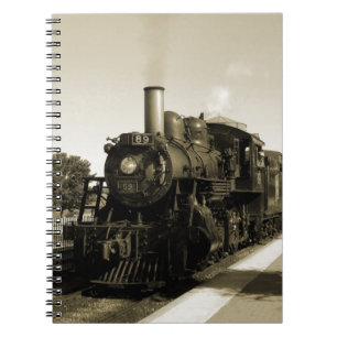 Historische Eisenbahn Notizblock