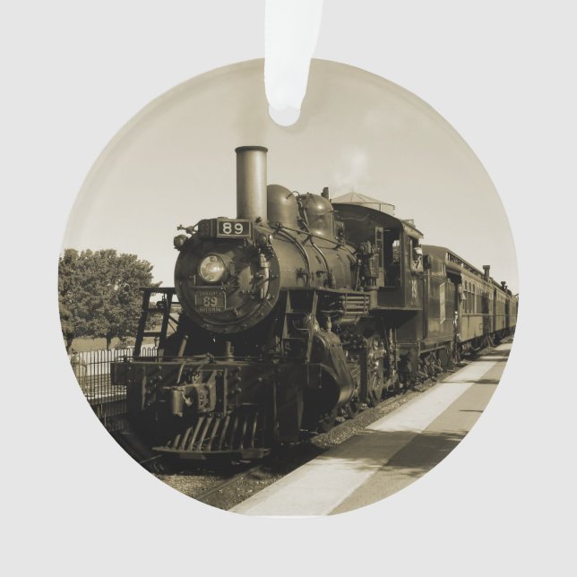 Historische Eisenbahn Ornament (Vorderseite)