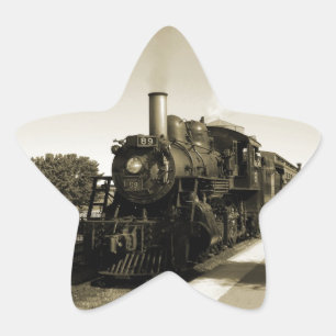 Historische Eisenbahn Stern-Aufkleber