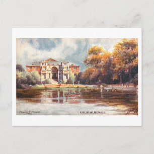Historische Festhalle in Karlsruhe, Deutschland Postkarte