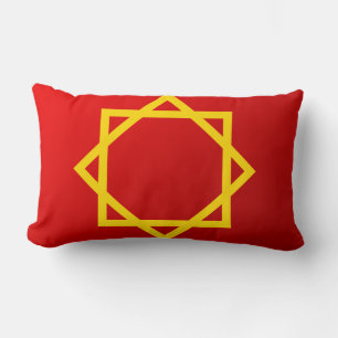 Historische Flagge des Königreichs Marokko Patriot Lendenkissen