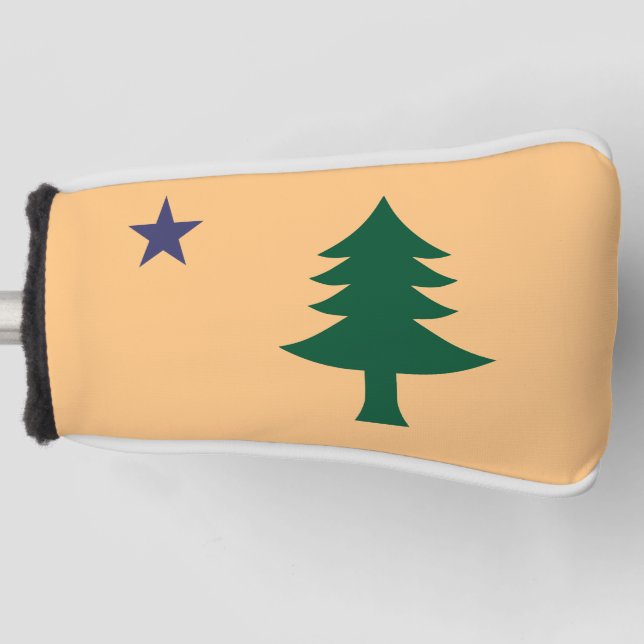 Historische Flagge Maine (1901-1909) Golf Headcover (Vorderseite)
