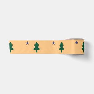 Historische Flagge Maine (1901-1909) Satinband