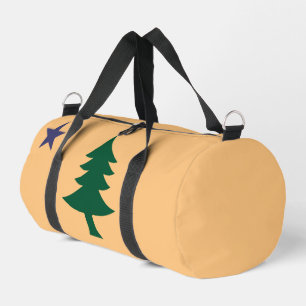 Historische Flagge von Maine (1901–1909) Duffle Bag