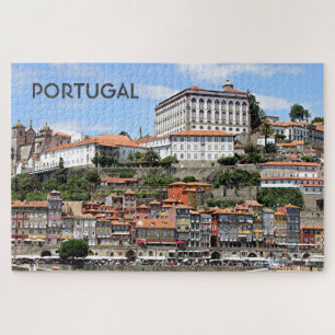 Historische Gebäude und Flüsse, Porto, Portugal