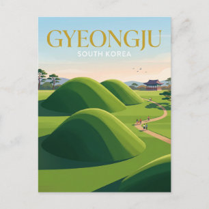Historische Gebiete von Gyeongju Südkorea Postkarte
