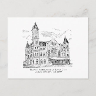 Historische Gewerkschaft Postkarte