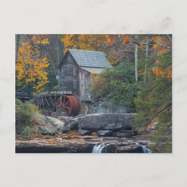 Historische Gristmeile auf dem Glade-Bach 2 Postkarte (Vorderseite)