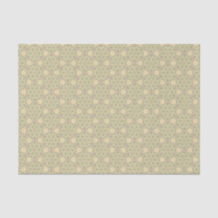 Historische Hausfrau verlor Sunlit Textile Floral Seidenpapier